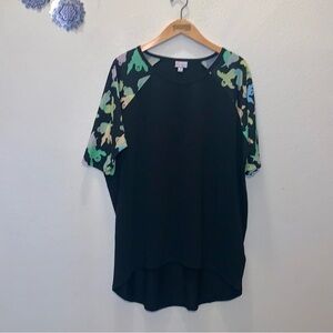 Lularoe Halloween Ghosts Colorful Black Simply Comfortable High Low Top